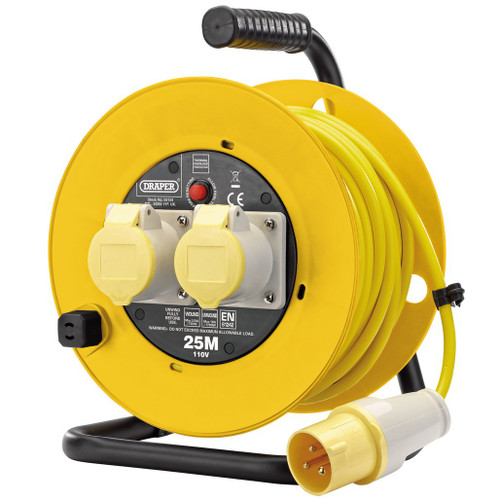 110V Twin Extension Cable Reel, 25m - 02124_DCR25-110B.jpg