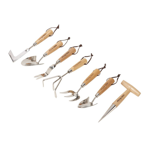 Draper Heritage Stainless Steel Garden Tool Set with Ash Handles (7 Piece) - 09000_1.jpg