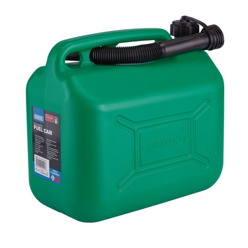 Plastic Fuel Can, 10L, Green - 09055_1.jpg