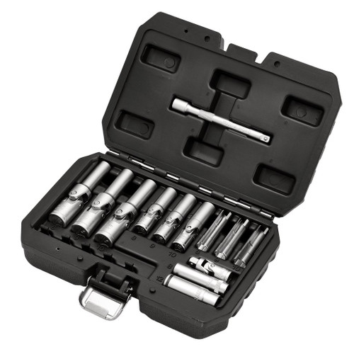 Thin Wall PSG Glow Plug Socket Set, 3/8" and 1/4" Sq. Dr. (18 Piece) - 12397_1.jpg