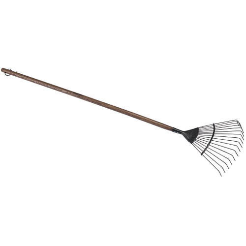 Carbon Steel Lawn Rake with Ash Handle - 14311_1.jpg