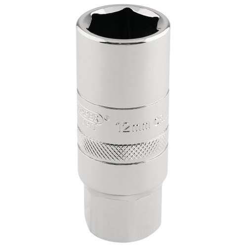 Draper Expert 12mm Thread 6 Point Spark Plug Socket, 1/2" Sq. Dr., 18mm - 16779_HT-PLUG-B.jpg
