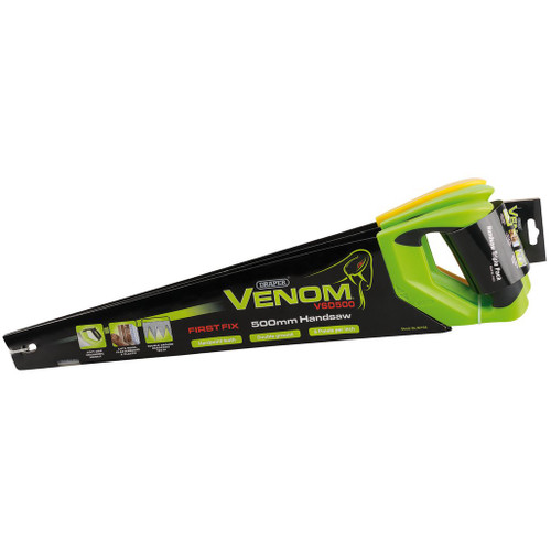 Draper Venom® 2 x First Fix & 1 x Second Fix Double Ground Handsaws, 500mm, 7tpi/8ppi & 11tpi/12ppi (Pack of 3) - 17693_VSDTP500.jpg