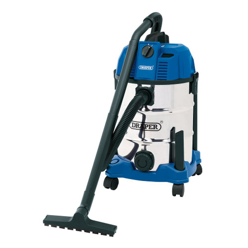 230V Wet and Dry Vacuum Cleaner with Stainless Steel Tank, 30L, 1600W - 20523_1.jpg