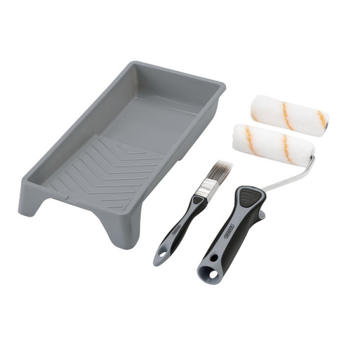 Medium Pile Polyester Paint Roller and Brush Set with Soft Grip (5 Piece) - 20796_1.jpg