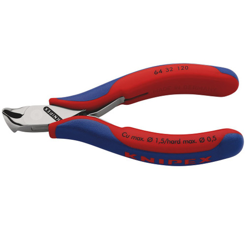KNIPEX 64 32 120 Electronics End Cutting Nipper with Multi-Component Grips, 120mm - 27716_1.jpg