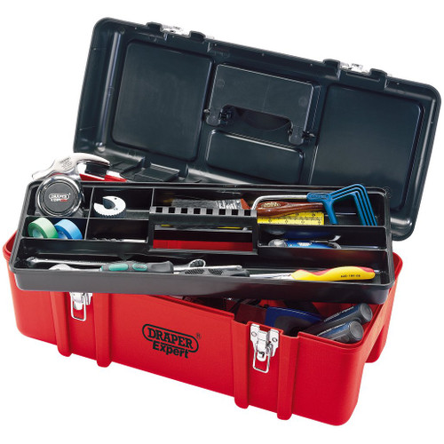 Draper Expert Plastic Tool Box with Tote Tray, 580mm - 27732_TB580.jpg