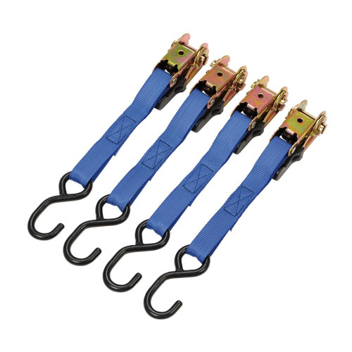 Ratcheting Tie Down Straps, 5m x 25mm, 250kg (4 Piece) - 60965_1.jpg