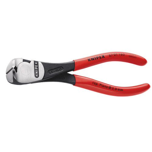 KNIPEX 67 01 160 SBE High Leverage End Cutting Nippers, 160mm - 81709_1.jpg